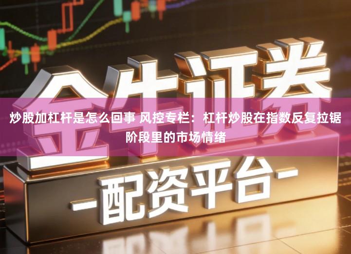 炒股加杠杆是怎么回事 风控专栏：杠杆炒股在指数反复拉锯阶段里的市场情绪