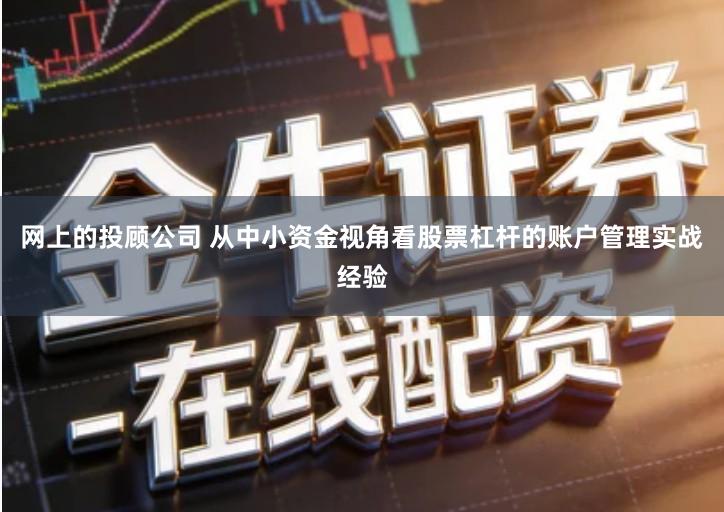 网上的投顾公司 从中小资金视角看股票杠杆的账户管理实战经验