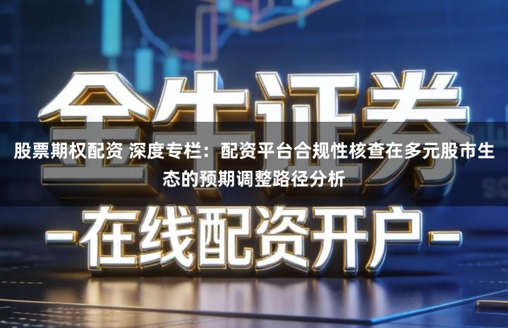 股票期权配资 深度专栏：配资平台合规性核查在多元股市生态的预期调整路径分析